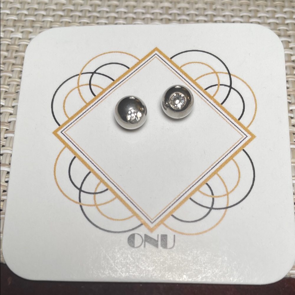 Elegant Silver Stud Earrings